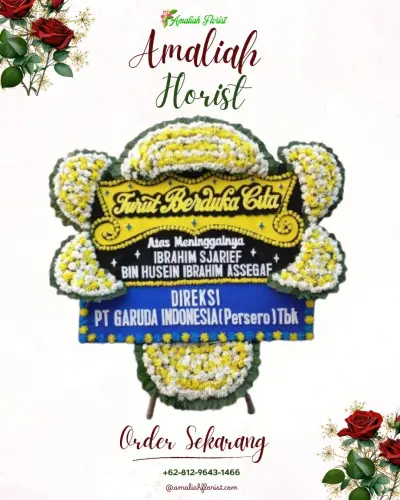 Papan Bunga Duka di Gerogol