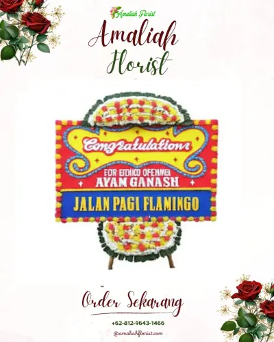 Bunga Papan Congratulation di Gerogol